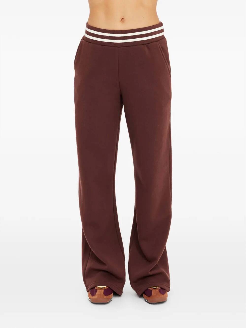 NEW THE UPSIDE toluca willow wide leg pant in chocolate